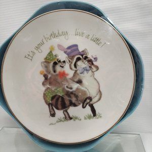 Vtg. Lasting Memories 6” Plate Its your birthday New